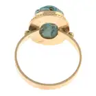 Faience scarab ring
