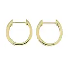 18ct gold diamond hoop earrings