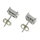 'Blue' diamond cluster stud earrings