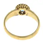 Edwardian 18ct gold sapphire & diamond ring