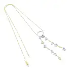 18ct gold sapphire & diamond pendant, with chain