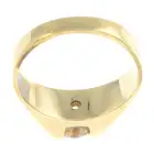 Diamond single-stone ring