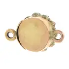 Mid 20th century cultured pearl & diamond clasp