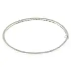 9ct gold diamond hinged bangle