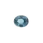 Oval-shape blue zircon, 3.92ct