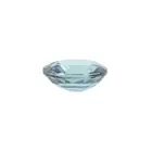 Oval-shape blue zircon, 3.92ct
