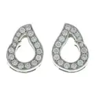 18ct gold diamond stud earrings