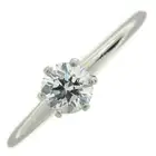 Platinum diamond single-stone ring, Tiffany & Co.