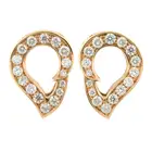 18ct gold diamond earrings