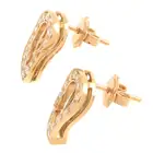 18ct gold diamond earrings