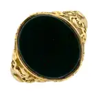 Early 20th century 15ct gold bloodstone ring