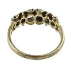 Mid 20th century 9ct gold gem-set ring