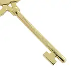 18ct gold diamond 'Crown' key pendant, by Tiffany & Co.