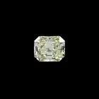 Rectangular-shape 'light yellow' diamond,1.23ct