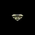 Rectangular-shape 'light yellow' diamond,1.23ct
