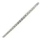 18ct gold diamond half eternity ring