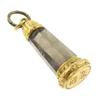 Smoky quartz seal fob