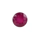 Circular-shape ruby, 2.53ct