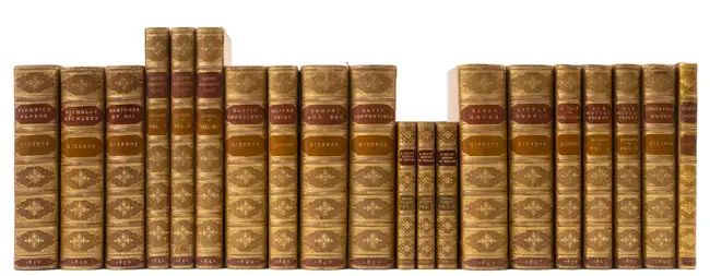 98 Dickens (Charles) [Works], 15 vol. only (in 20), all but 3 first editions, 1839-70.