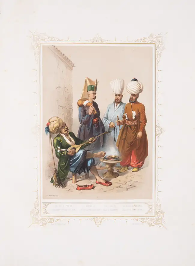 254 Levant.- Brindesi (Jean) Elbicei Atika Mus&eacute;e des Anciens Costumes Turcs de Constantinople, first edition, Paris, Lemercier, [c.1855]