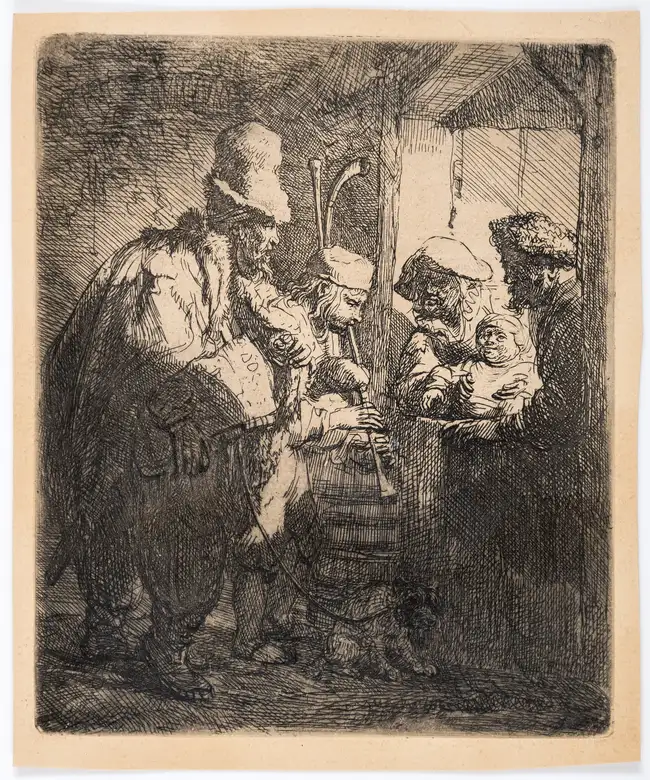 302 Rembrandt Harmensz. van Rijn (1606-1669) Joseph telling his Dreams; and three other Rembrandt etchings (4)
&nbsp;