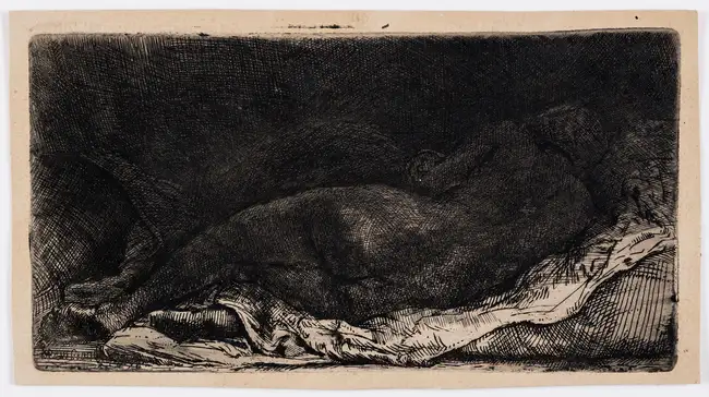 302 Rembrandt Harmensz. van Rijn (1606-1669) Joseph telling his Dreams; and three other Rembrandt etchings (4)
&nbsp;
