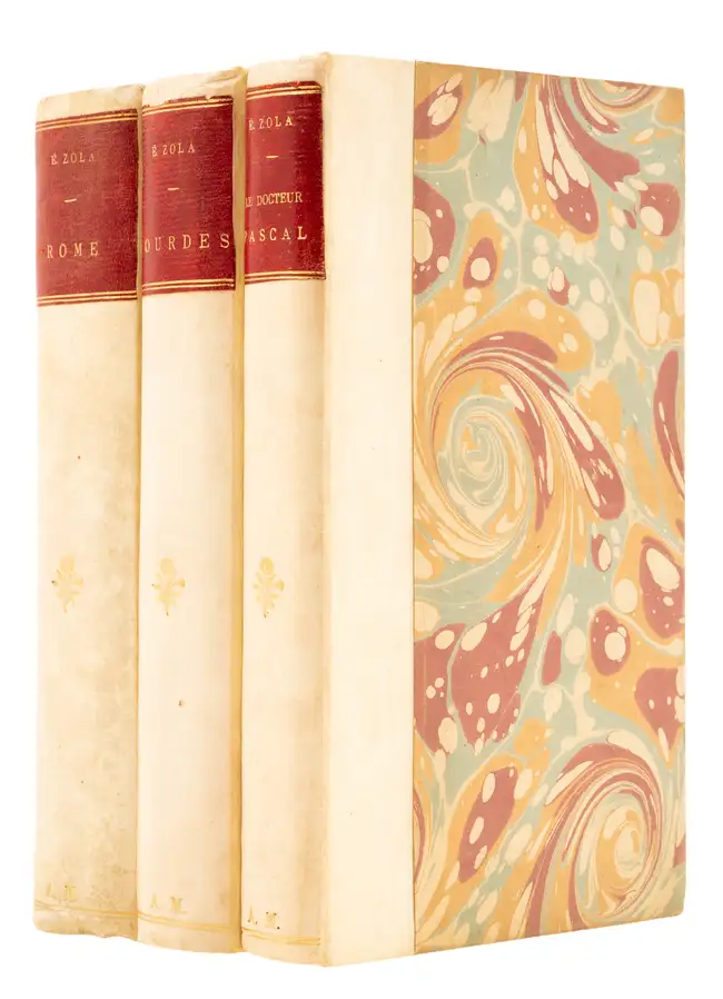 Zola (&Eacute;mile) Lourdes, first edition, signed presentation inscription from the author to Andr&eacute;...