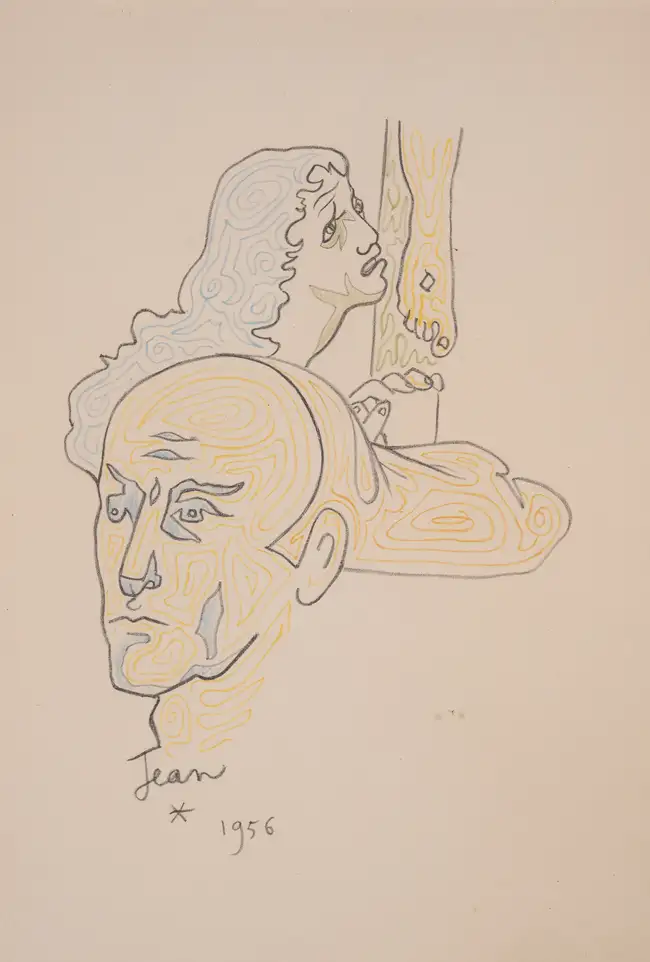 201 Jean Cocteau (1889-1963)
8 plates, from &lrm;La Chapelle Saint-Pierre de Villefranche-sur-Mer&lrm;