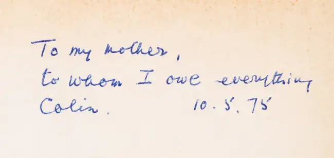 128 Dexter (Colin) Last Bus to Woodstock, first edition, signed presentation inscription from the author to his mother, Macmillan, 1975