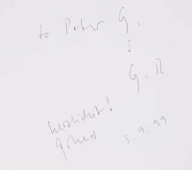 103 Gerhard Richter (b.1932)
Zeichnungen 1964-1999: Werkverzeichnis (Signed)