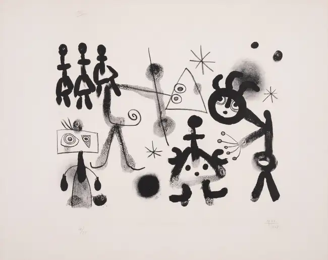 228 Joan Mir&oacute; (1893-1983) Album 13 (Mourlot 71-87)