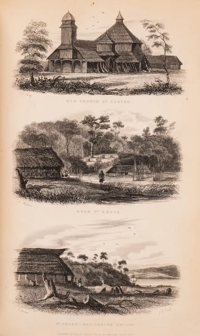 85 Voyages.- Darwin (Charles) and others. Narrative of the Surveying Voyages of His Majesty's Ships Adventure and Beagle, 3 vol. in 4, including Appendix...