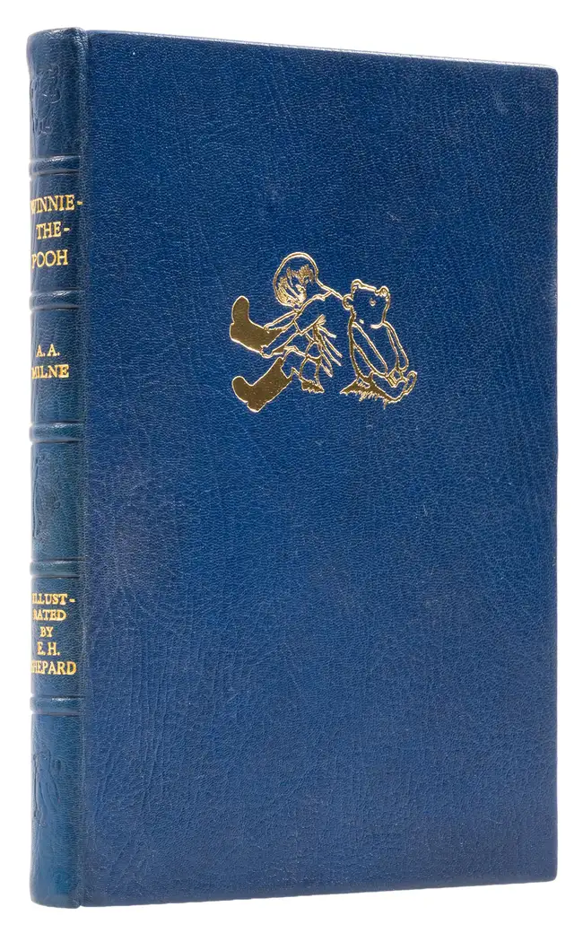 146 Milne (A.A.) Winnie-the-Pooh, one of 300 copies signed by the illustrator, crushed blue morocco, 1973.