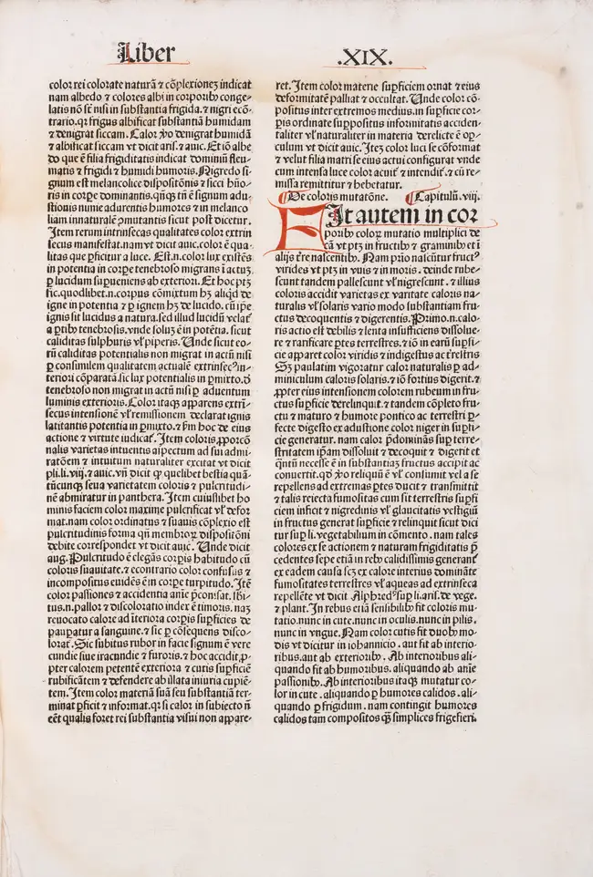 Bartholomaeus Anglicus, De proprietatibus rerum, Nuremberg, Anton Koberger, 30 May, 1483.