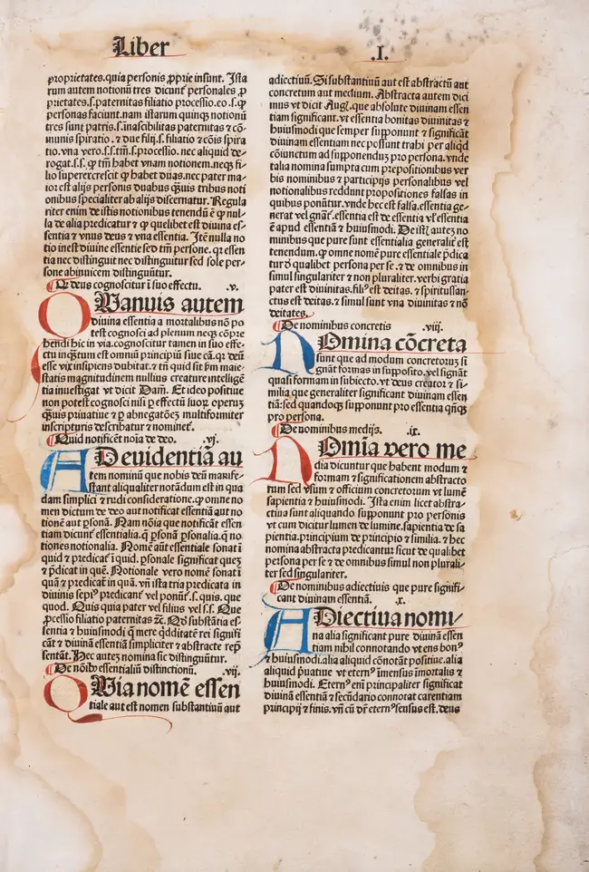 Bartholomaeus Anglicus, De proprietatibus rerum, Nuremberg, Anton Koberger, 30 May, 1483.