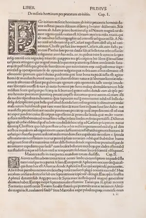 7 Orosius (Paulus) Historiae adversus paganos, Venice, Christophorus de Pensis for Octavianus Scotus, 1499