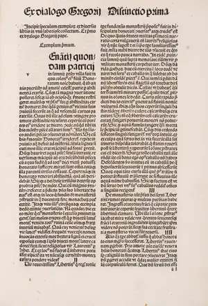 4 Busch (Johannes) Specula Exemplorum, Strassburg, [Printer of the 1483 Jordanus de Quedlinburg (Georg Husner)], 1490