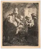 302 Rembrandt Harmensz. van Rijn (1606-1669) Joseph telling his Dreams; and three other Rembrandt etchings (4)
&nbsp;