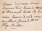 90 Bequeathed by Elizabeth Carter to Hannah More.- Cervantes Saavedra (Miguel de) El Ingenioso Hidalgo Don Quixote de la Mancha, 4 vol., inscribed by Han...