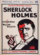109 Doyle (Sir Arthur Conan).- Theatre Royal Chatham.- Two London theatre posters for Doyle and Gillette's Sherlock Holmes, lithograph posters printed in ...