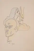 201 Jean Cocteau (1889-1963)
8 plates, from &lrm;La Chapelle Saint-Pierre de Villefranche-sur-Mer&lrm;