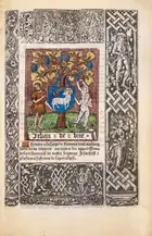 10 Book of Hours.- Heures a lusaige de Romme, printed on vellum, with 14 full-page illuminated miniatures, Paris, N. Higman for J. de Brie, [c.1521]