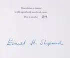 146 Milne (A.A.) Winnie-the-Pooh, one of 300 copies signed by the illustrator, crushed blue morocco, 1973.