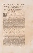 222 Optics.- Haytham (Ibn al) [known as Alhazen]. Opticae Thesaurus...Item Vitellonis Thuringopoloni libri X..., edited by Friedrich Risner, 2 parts in 1,...