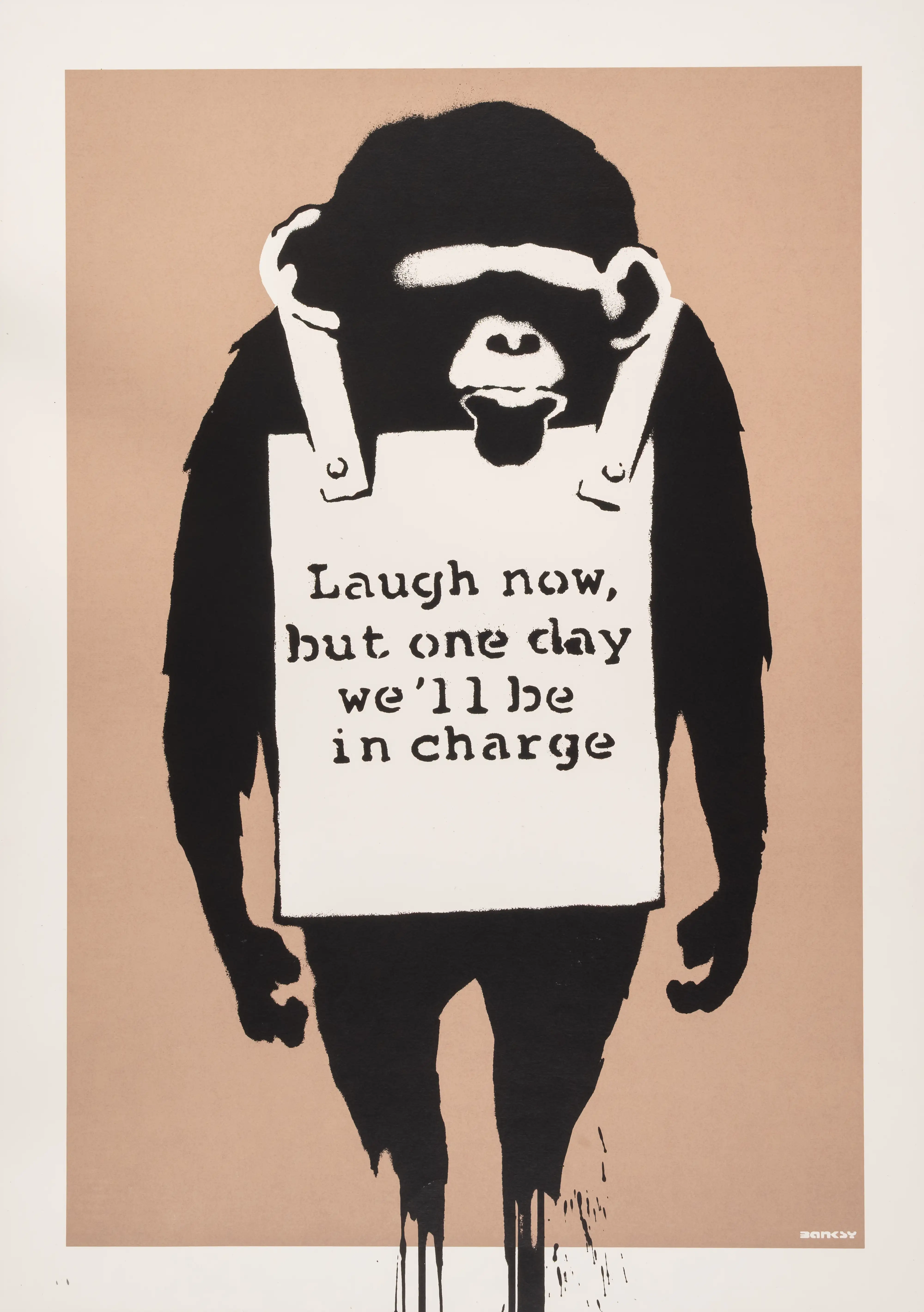 Lot 9 | Banksy (b.1974)Laugh Now