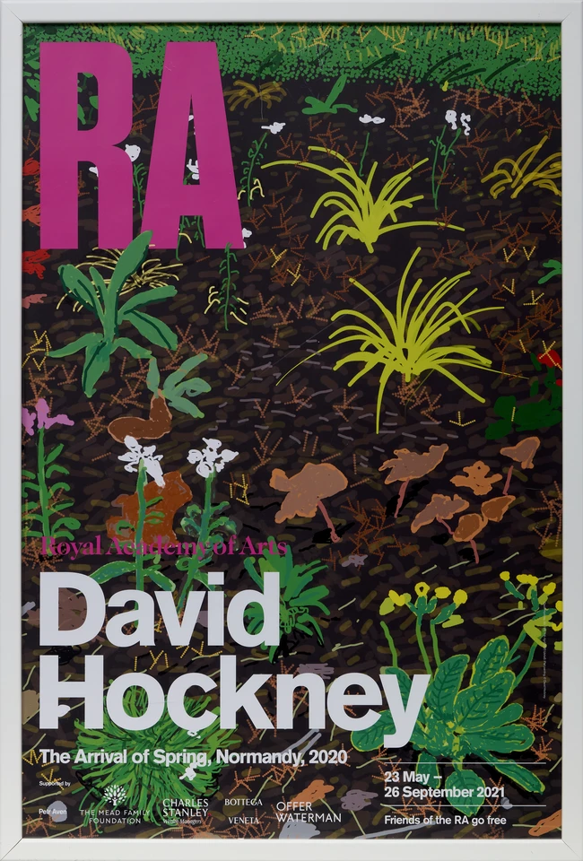 After David Hockney OM CH RA, British b.1937- The Arrival of Spring, Normandy, 2020; four posters...