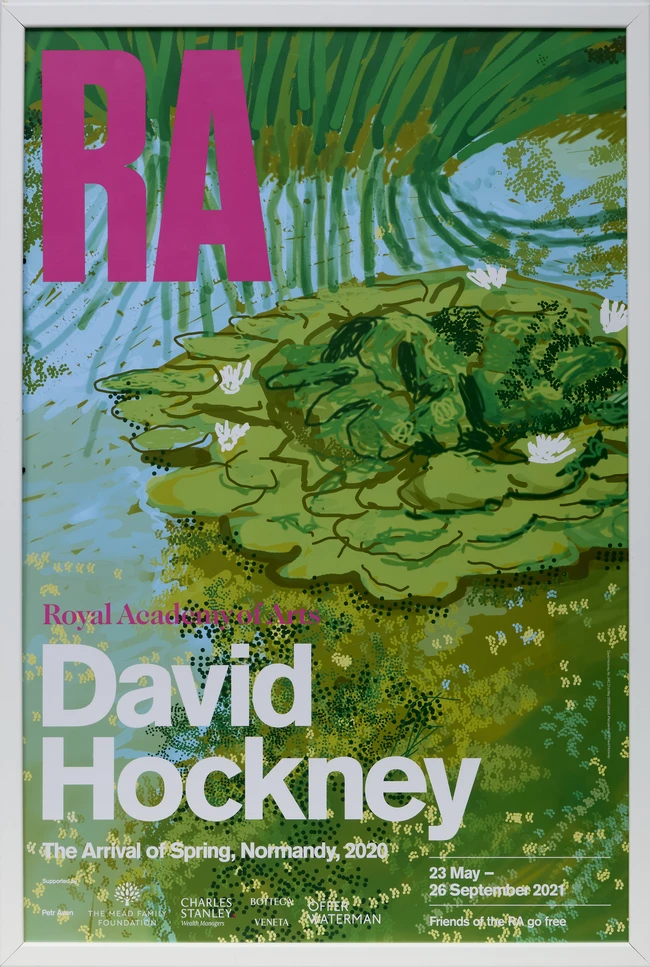 After David Hockney OM CH RA, British b.1937- The Arrival of Spring, Normandy, 2020; four posters...