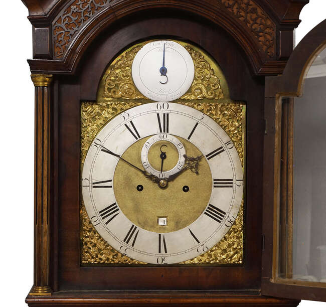 
	
		A mahogany eight day longcase clock, by Daniel Torin, London, mid 18th century, the...