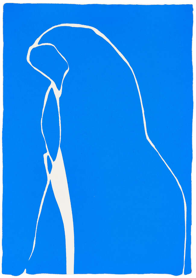 
	
		Gary Hume RA, 
		British b.1962- 
		 
		Blue Nun, 2016; 
		 
		screenprint in colours...