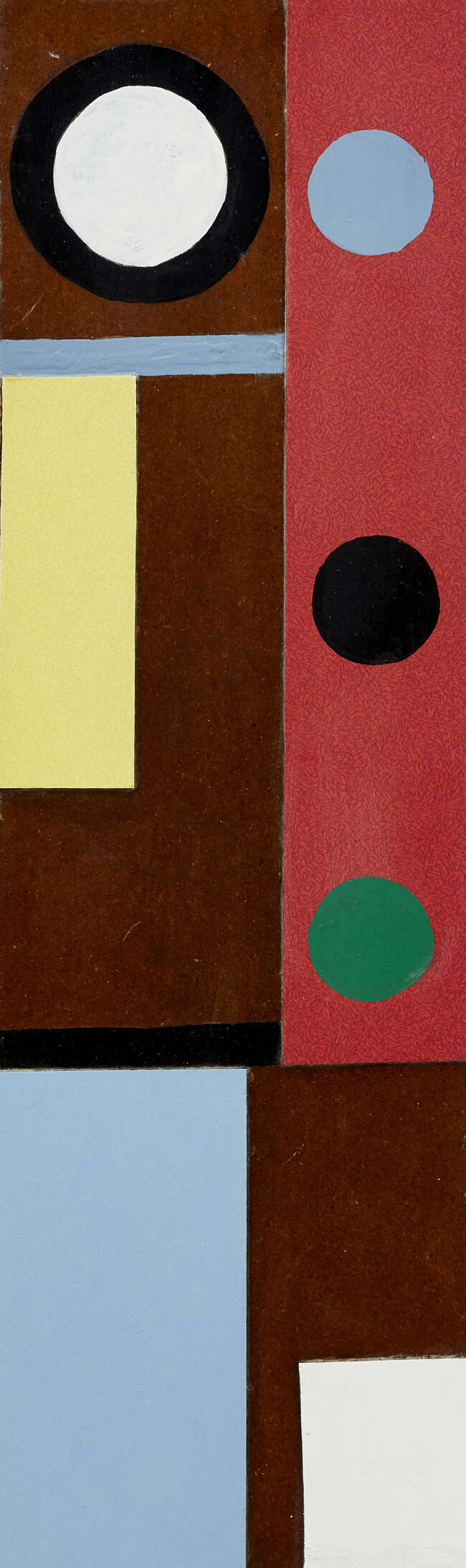 
	
		Edward H. Rogers, 
		British 1911-1994-
		 
		Abstract relief;
		 
		collage/relief...